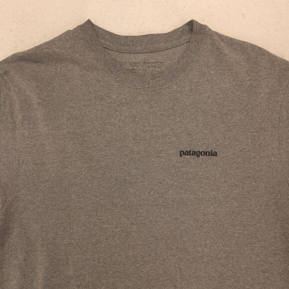 Patagonia Regular Fit Short Sleeve Crew Neck T-Shirt Mens Size Medium M Gray - Picture 1 of 9